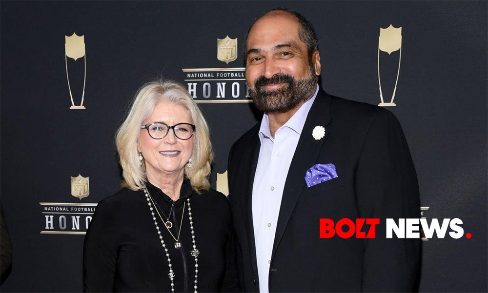 Dana Dokmanovich and Franco Harris