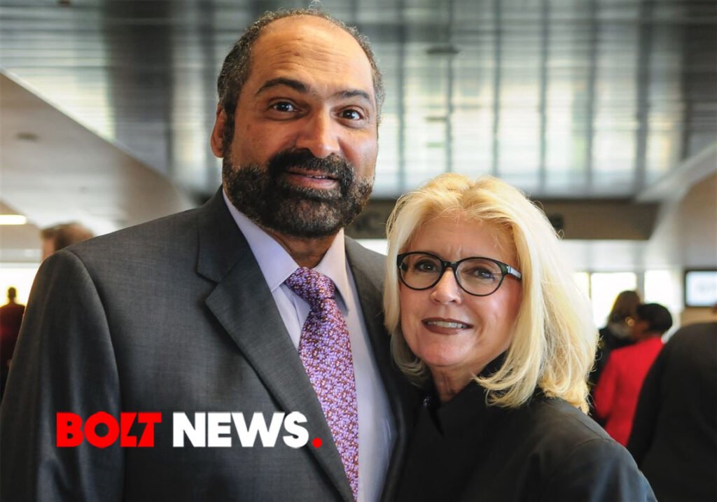 Dana Dokmanovich and Franco Harris